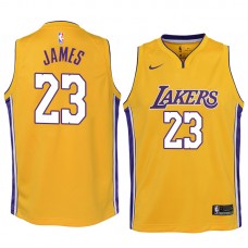 LeBron James Youth Jersey Los Angeles Lakers 2018-19 Nike Swingman Jersey-Icon Edition