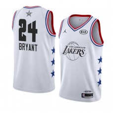 Los Angeles Lakers White Kobe Bryant 2019 All-Star Game Swingman Finished Jersey Men