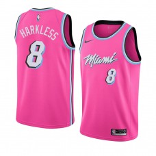 Miami Heat Maurice Harkless Pink Earned Jersey 2020 Trade