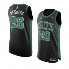 Aaron Nesmith Boston Celtics Statement Authentic Vistaprint Patch Jersey 2020-21 Black