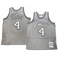 Los Angeles Lakers Alex Caruso Hardwood Classics Throwback Jersey Gray
