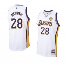 Los Angeles Lakers Alfonzo McKinnie 2021 Hardwood Classics Jersey White