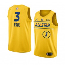 Phoenix Suns Chris Paul 2021 NBA All-Star Game Western Conference Jersey Gold