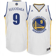 Golden State Warriors #9 Andre Iguodala Revolution 30 Swingman White Jersey