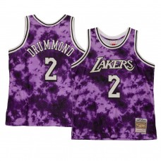 Los Angeles Lakers Andre Drummond Galaxy Hardwood Classics Jersey Purple