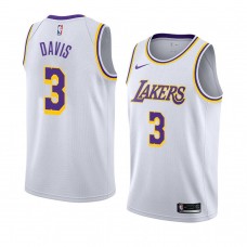 Los Angeles Lakers Anthony Davis White Swingman Jersey Association Edition