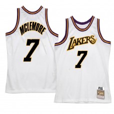 Los Angeles Lakers Ben McLemore Hardwood Classics Reload 2.0 Jersey White