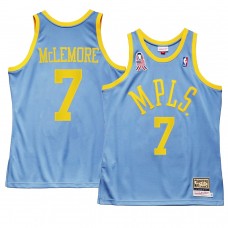 Los Angeles Lakers Ben McLemore MPLS Throwback Minneapolis 5x championship Jersey Blue