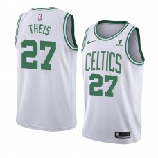 2020-21 Boston Celtics Daniel Theis Association Vistaprint Patch Jersey