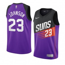 Phoenix Suns 2021 Cameron Johnson Earned Edition Swingman Jersey Purple
