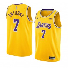 Lakers Carmelo Anthony Men's Icon 2021 Trade Jersey Gold