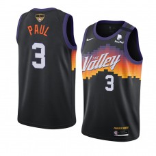 Phoenix Suns Chris Paul 2021 NBA Finals City Edition Jersey Black