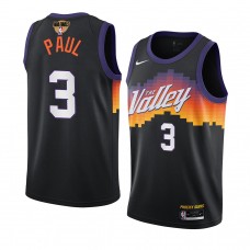 Phoenix Suns Chris Paul 2021 NBA Playoffs Jersey Black