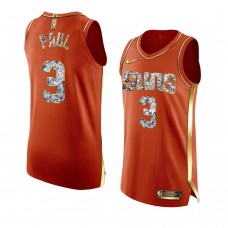Chris Paul Phoenix Suns 2022 NBA Playoffs Jersey Orange Men