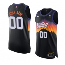 Phoenix Suns Custom City Edition Authentic Jersey Black