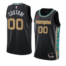 Black Memphis Grizzlies Custom City New Uniform Jersey