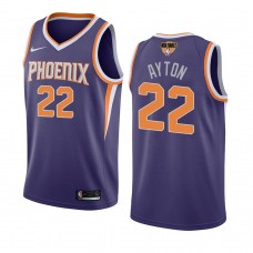 Phoenix Suns Deandre Ayton 2021 NBA Finals Jersey Purple
