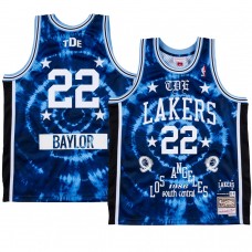 Elgin Baylor Los Angeles Lakers ScHoolboy Q X LA Lakers Jersey Limited Edition Blue