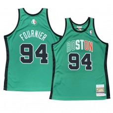 Boston Celtics Evan Fournier 2007-08 Hardwood Classics Authentic Jersey Green