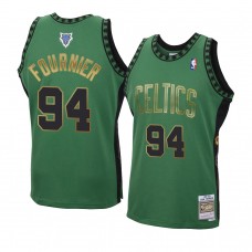 Boston Celtics Evan Fournier Hardwood Classics Special Edition Jersey Green
