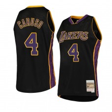 Los Angeles Lakers Alex Caruso Black Rings Collection Jersey Hardwood Classics