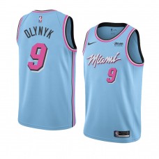 Men's Miami Heat Kelly Olynyk Blue ViceWave Jersey - City Edition