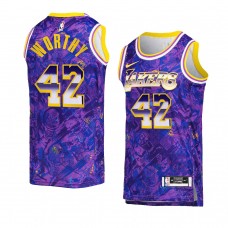 Los Angeles Lakers #42 James Worthy Select Series Camo Jersey Purple