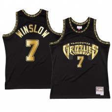 Memphis Grizzlies Justise Winslow Throwback 90s Golden Collection Jersey Black