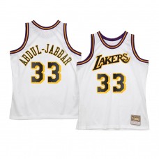 Los Angeles Lakers Kareem Abdul-Jabbar Reload 2.0 Jersey White