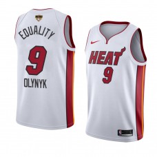 Kelly Olynyk Miami Heat 2020 NBA Finals Bound Jersey White
