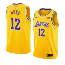 Lakers Kendrick Nunn Men's Icon 2021 Trade Jersey Gold