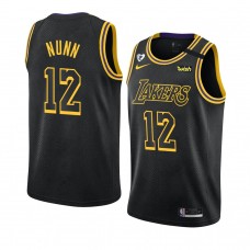 Lakers Kendrick Nunn Men's Mamba Inspired 2021 Trade Jersey Black