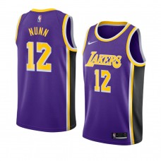 Lakers Kendrick Nunn Men's Statement 2021 Trade Jersey Purple