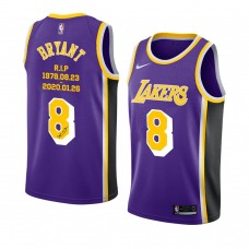 Kobe Bryant Los Angeles Lakers RIP Jersey Purple