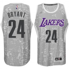 Los Angeles Lakers #24 Kobe Bryant City Swingman Jersey Light Grey
