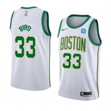 Boston Celtics Larry Bird City Edition Swingman Jersey White