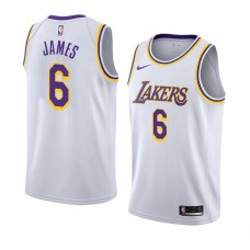 LeBron James Los Angeles Lakers Association Jersey White