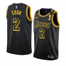 2020-21 Los Angeles Lakers Quinn Cook Mamba Inspired 2020 Champs Jersey