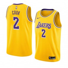 2020-21 Los Angeles Lakers Quinn Cook Icon Change Number Jersey