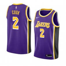 2020-21 Los Angeles Lakers Quinn Cook Statement Pay Tribute to Gianna and Kobe Jersey