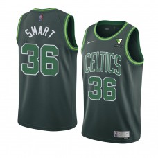 Marcus Smart Boston Celtics Earned Jersey Vistaprint Patch Green