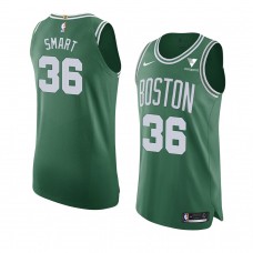 Marcus Smart Boston Celtics Icon Authentic Vistaprint Patch Jersey 2020-21 Green
