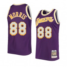 Markieff Morris Los Angeles Lakers 1984 Hardwood Classics Authentic Jersey Mitchell & Ness 1984 Purple