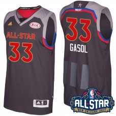 Memphis Grizzlies #33 Marc Gasol 2017 New Orleans All Star Jersey