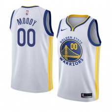 Warriors Moses Moody 2021 NBA Draft First Round Pick association edition Jersey White