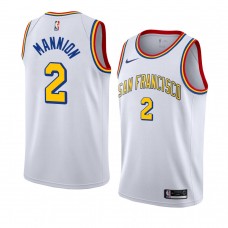 Golden State Warriors Nico Mannion Classic 2020 NBA Draft Jersey White