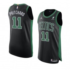 Payton Pritchard Boston Celtics Statement Authentic Vistaprint Patch Jersey 2020-21 Black