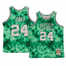 Boston Celtics Sam Jones Galaxy Hardwood Classics Jersey Green