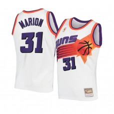 Phoenix Suns #31 Shawn Marion Hardwood Classics Authentic Jersey White
