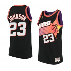 Phoenix Suns Cameron Johnson Black Hardwood Classics Jersey Throwback 90s